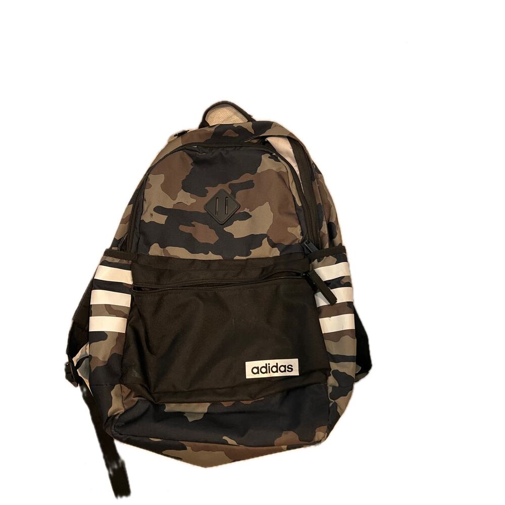 Adidas Classic 3-Stripes III Backpack Legacy Green Camo